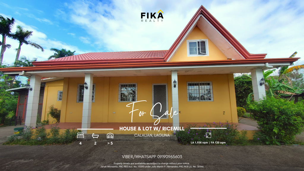 Farm House with Rice Milling Facility [For&nbsp;Sale]