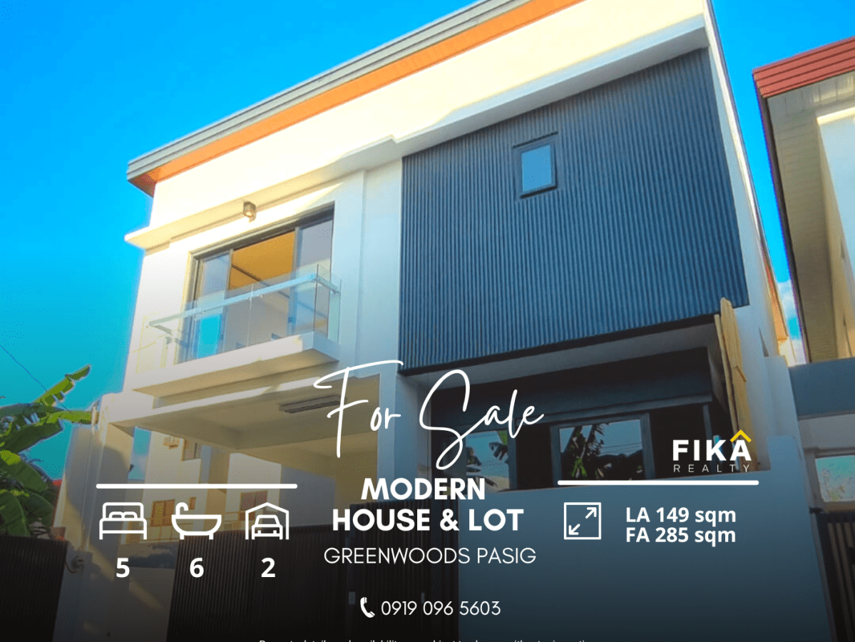 Modern 5 Bedroom House and Lot in Greenwoods Pasig [For&nbsp;Sale]